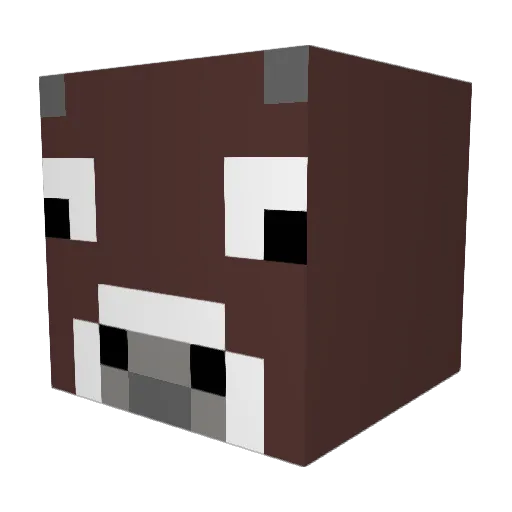 DormantVoltage21 Minecraft avatar head, 3D render