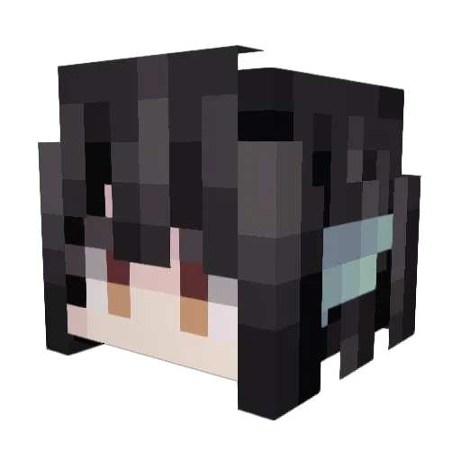 Dormiveglia22 Minecraft avatar head, 3D render