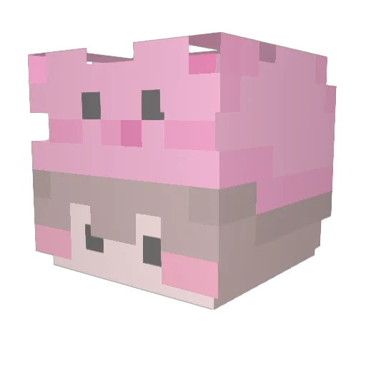 Dorothy0919 Minecraft avatar head, 3D render