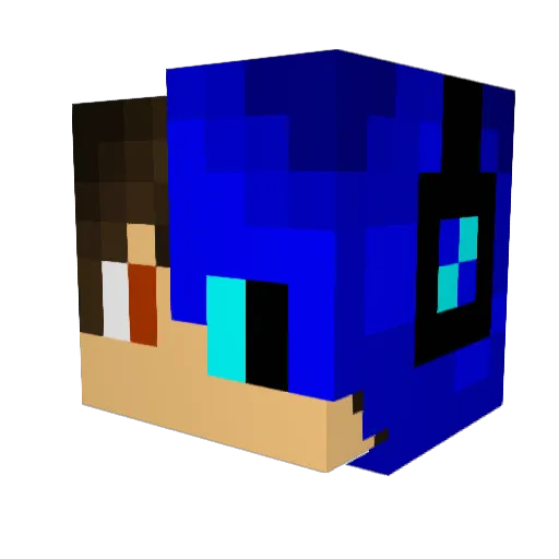 Dorothy963 Minecraft avatar head, 3D render