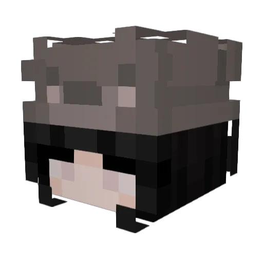 DorothyplaysMC Minecraft avatar head, 3D render