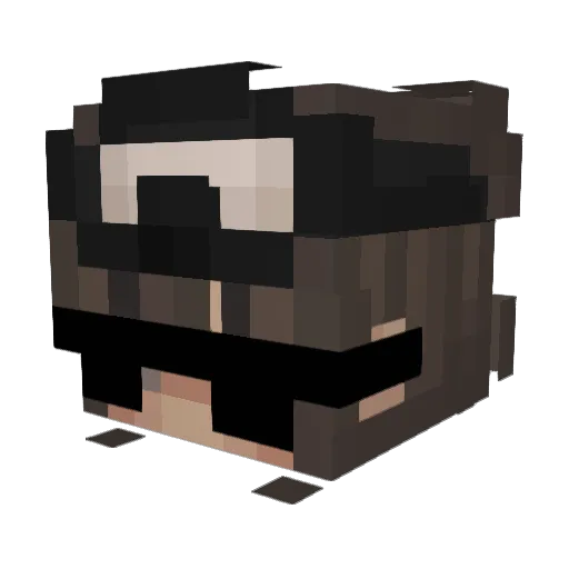 Dorotkaa7 Minecraft avatar head, 3D render