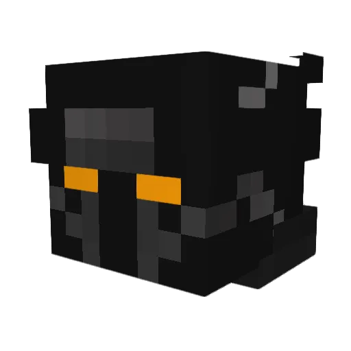 Doroxy Minecraft avatar head, 3D render