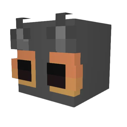 Dorske01 Minecraft avatar head, 3D render