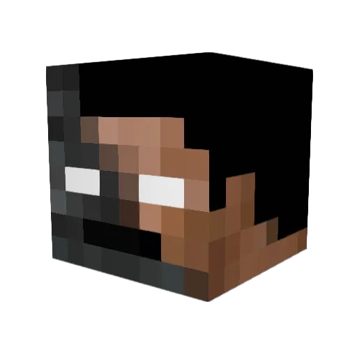 DortHit_FCoA3Sia Minecraft avatar head, 3D render