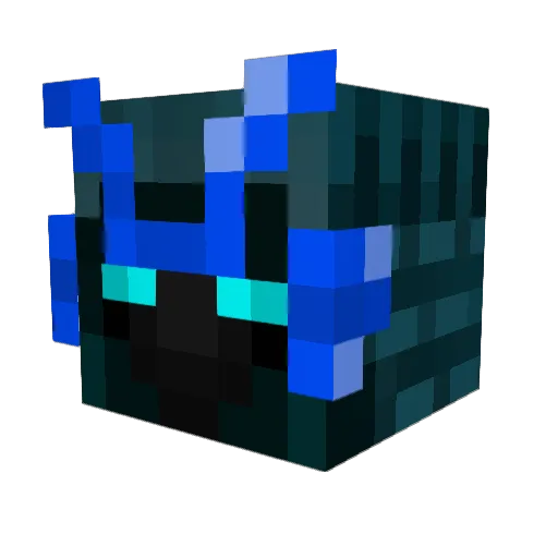 Dortmoon Minecraft avatar head, 3D render