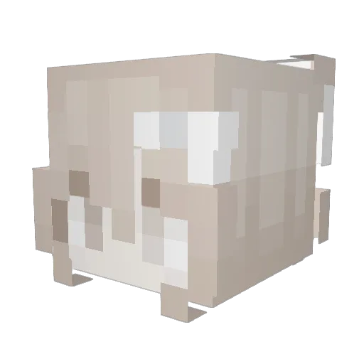 Dorys Minecraft avatar head, 3D render