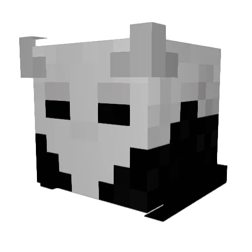 Dosicmyth Minecraft avatar head, 3D render
