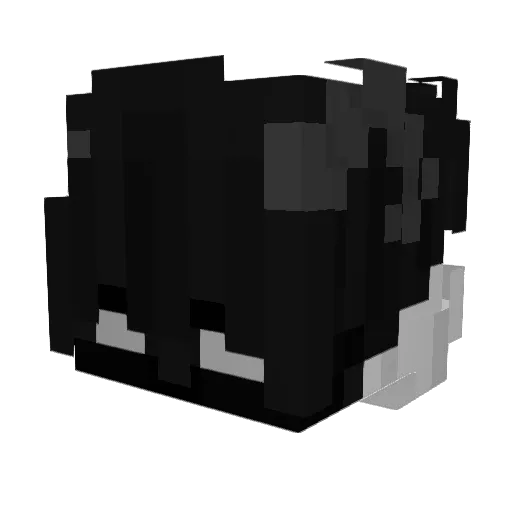 Doslog Minecraft avatar head, 3D render