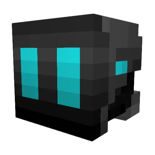 Dostr Minecraft avatar head, 3D render