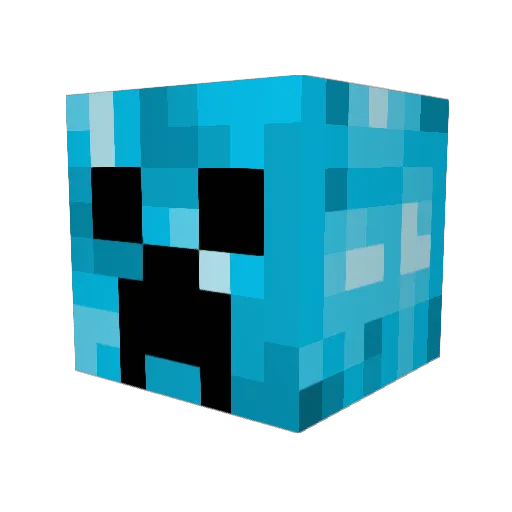 DotGuava Minecraft avatar head, 3D render