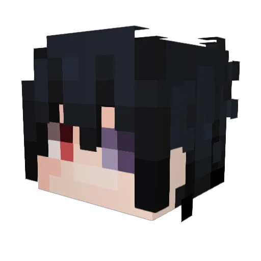 DotaSojat Minecraft avatar head, 3D render