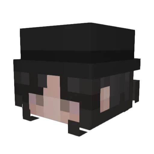 Dotenk Minecraft avatar head, 3D render