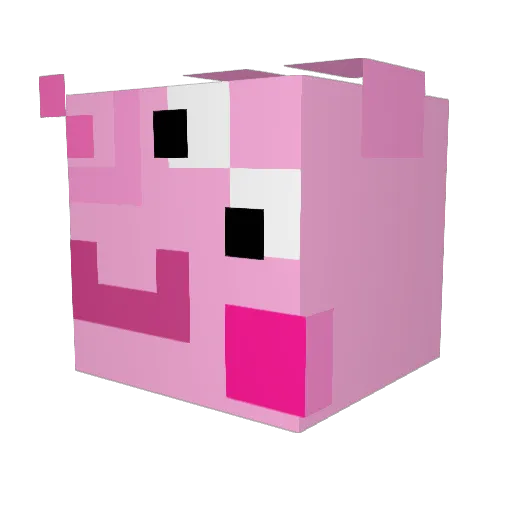 Dotherawrrxd Minecraft avatar head, 3D render