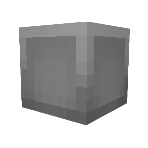 Dotner Minecraft avatar head, 3D render