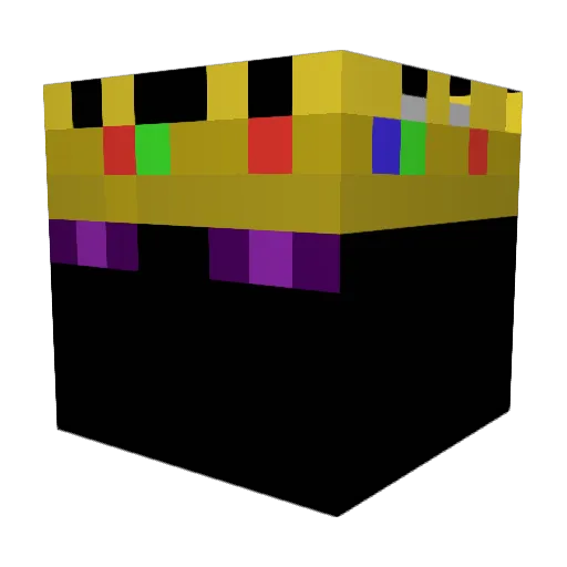 Dotsch895 Minecraft avatar head, 3D render