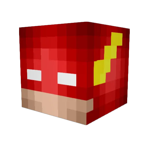 Dotsonvg Minecraft avatar head, 3D render