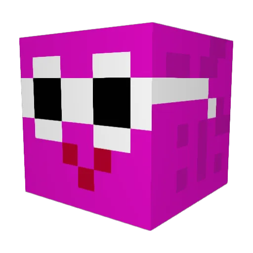 Dotsy123 Minecraft avatar head, 3D render