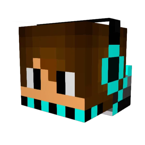 Dottersack05 Minecraft avatar head, 3D render