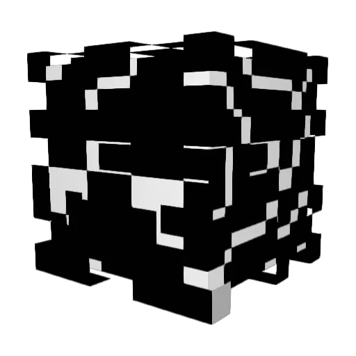 DoubleRegicide Minecraft avatar head, 3D render