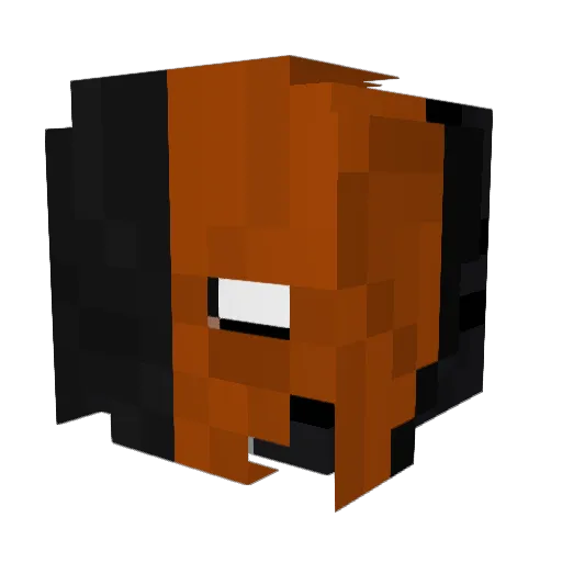 DoubleTTletsplay Minecraft avatar head, 3D render