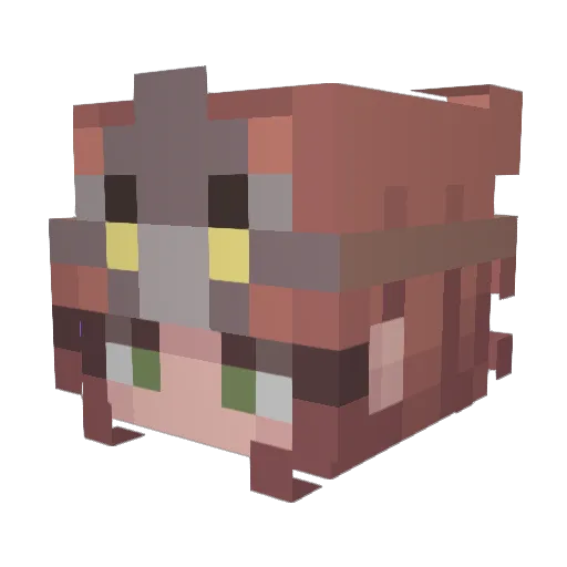 Double_Di_925 Minecraft avatar head, 3D render