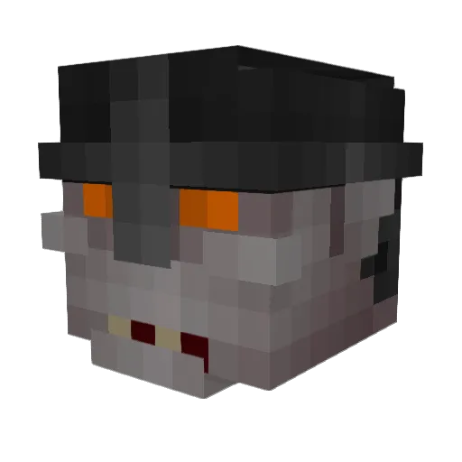 DougMacaroon Minecraft avatar head, 3D render