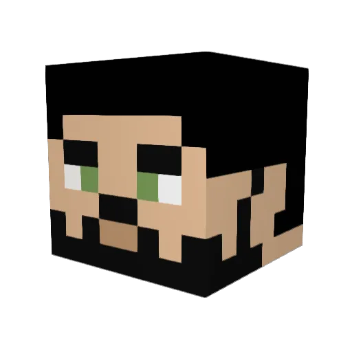 DougMuchingo Minecraft avatar head, 3D render