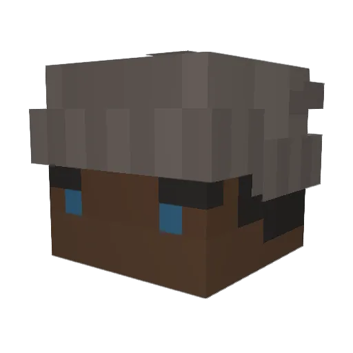 Doug_ Minecraft avatar head, 3D render