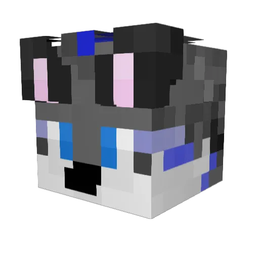 Dougan_jackjack Minecraft avatar head, 3D render