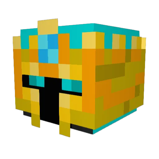Douggernaut12345 Minecraft avatar head, 3D render