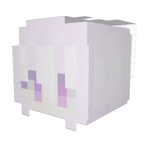 DoughLive Minecraft avatar head, 3D render