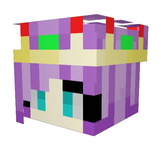 DoughMore Minecraft avatar head, 3D render
