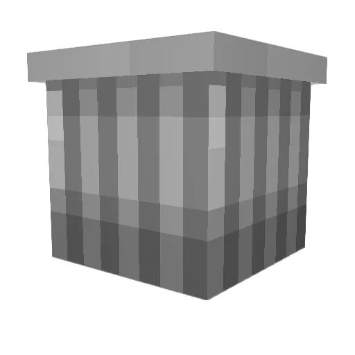 DoughShi Minecraft avatar head, 3D render