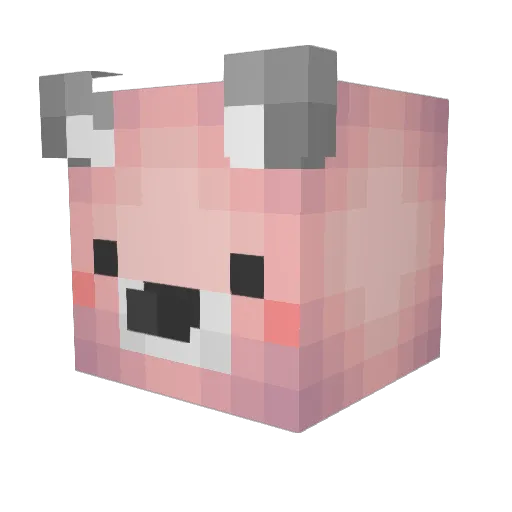 Dough_Butt Minecraft avatar head, 3D render