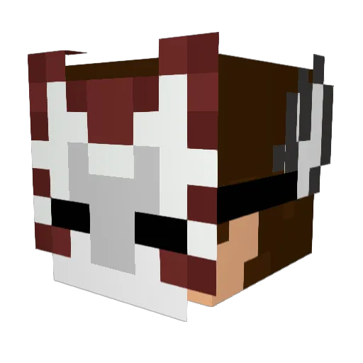 Doughboi57 Minecraft avatar head, 3D render