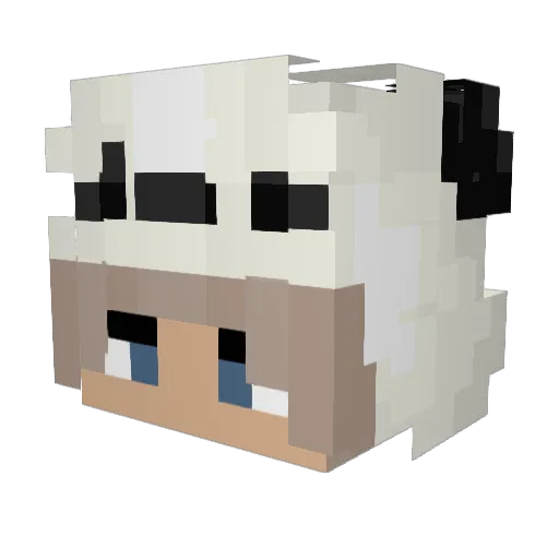Doughnut_Monster Minecraft avatar head, 3D render