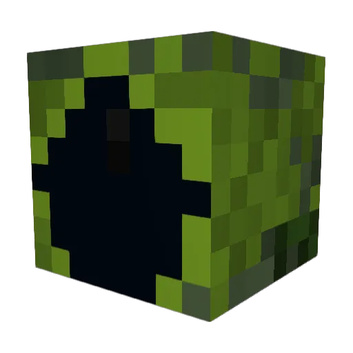 DoughySmooth Minecraft avatar head, 3D render