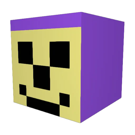 DougieLWK Minecraft avatar head, 3D render
