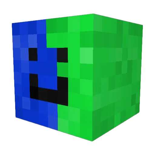 Minecraft-Avatar von Dountrous06: Kopf als 3D-Render