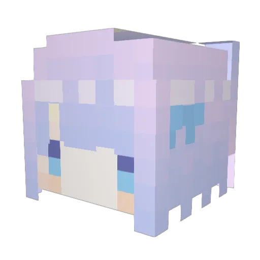 Dounut_5 Minecraft avatar head, 3D render
