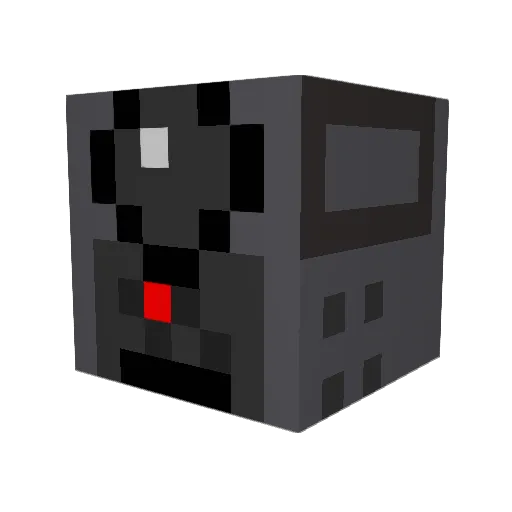 Dousite Minecraft avatar head, 3D render