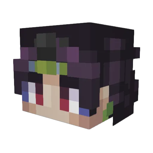 Doutor_CU Minecraft avatar head, 3D render