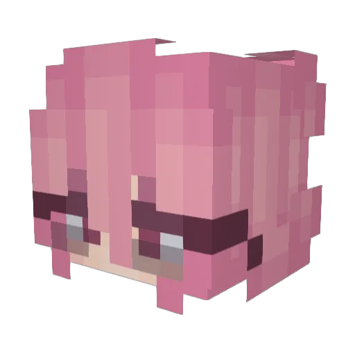 Doux_Kevin Minecraft avatar head, 3D render