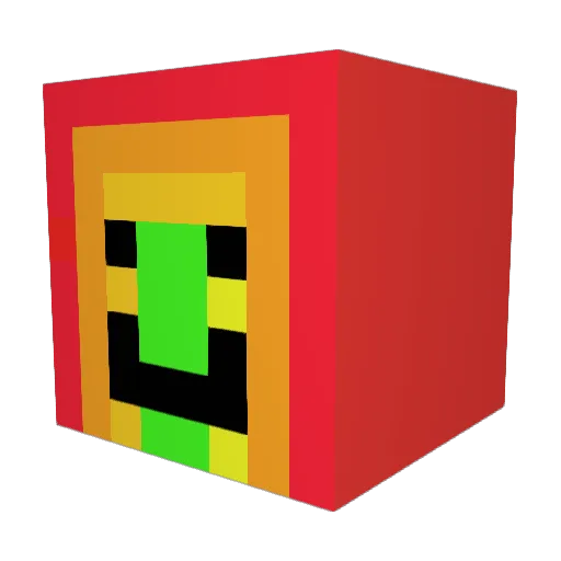 DovBogus Minecraft avatar head, 3D render
