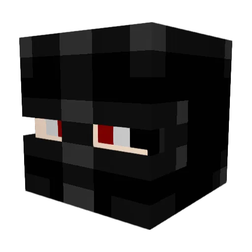 DovaKeeMa Minecraft avatar head, 3D render