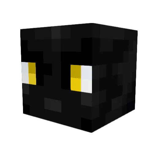 Dova___ Minecraft avatar head, 3D render