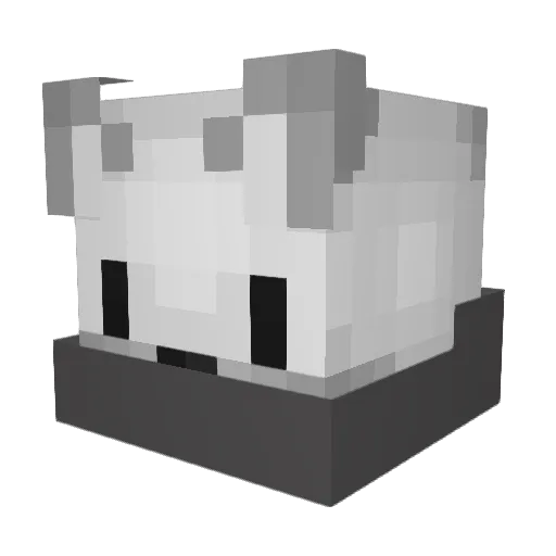 Dovah2146 Minecraft avatar head, 3D render
