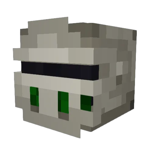 Dovah_Csg Minecraft avatar head, 3D render
