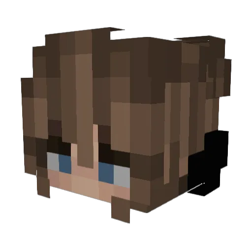 Dove_Loves_You Minecraft avatar head, 3D render